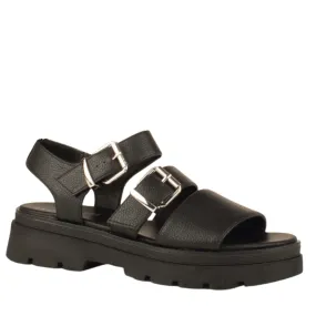 Una Healy Womens Sandal Hunt You Down Vinyl Black