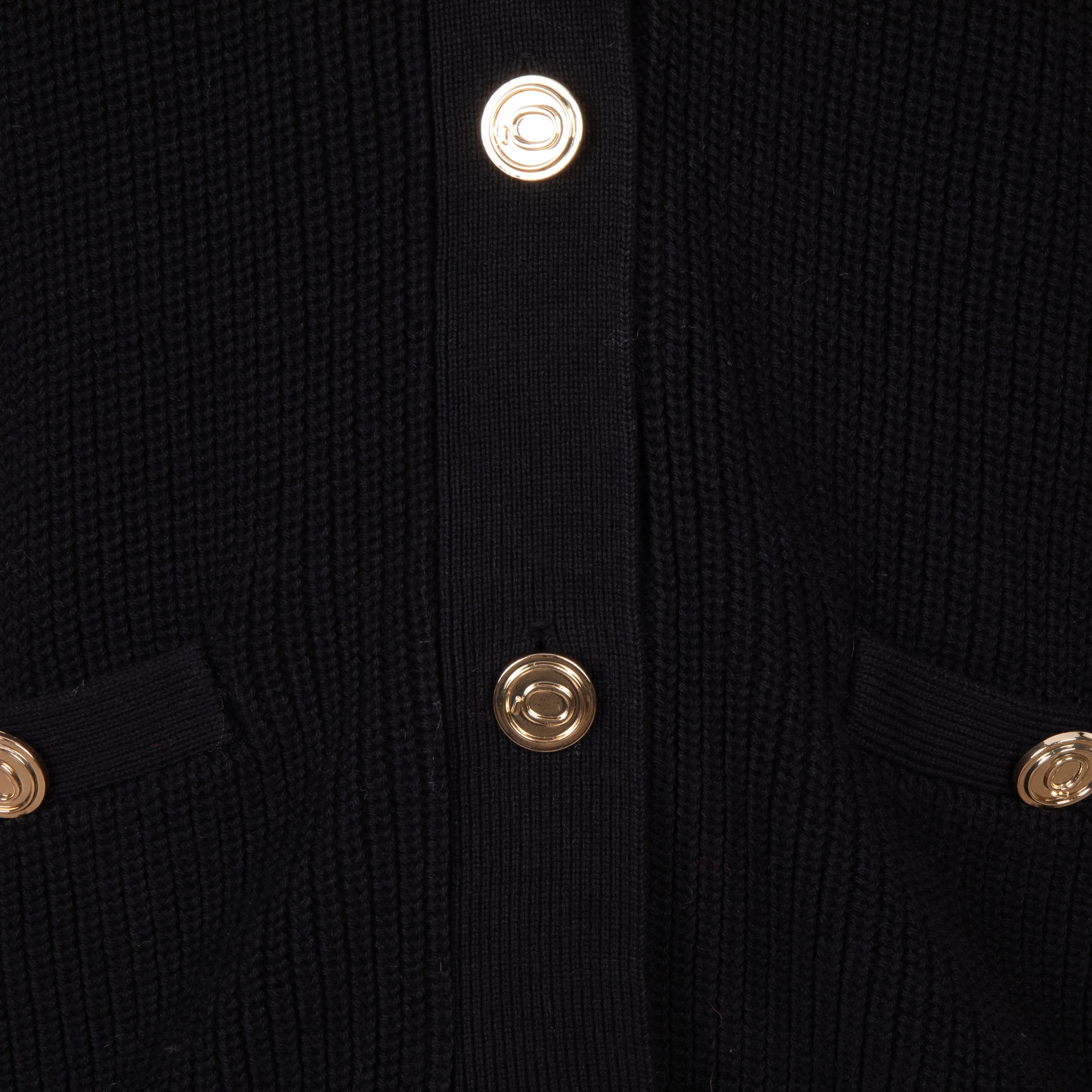 V-Neck Buttoned Cardigan