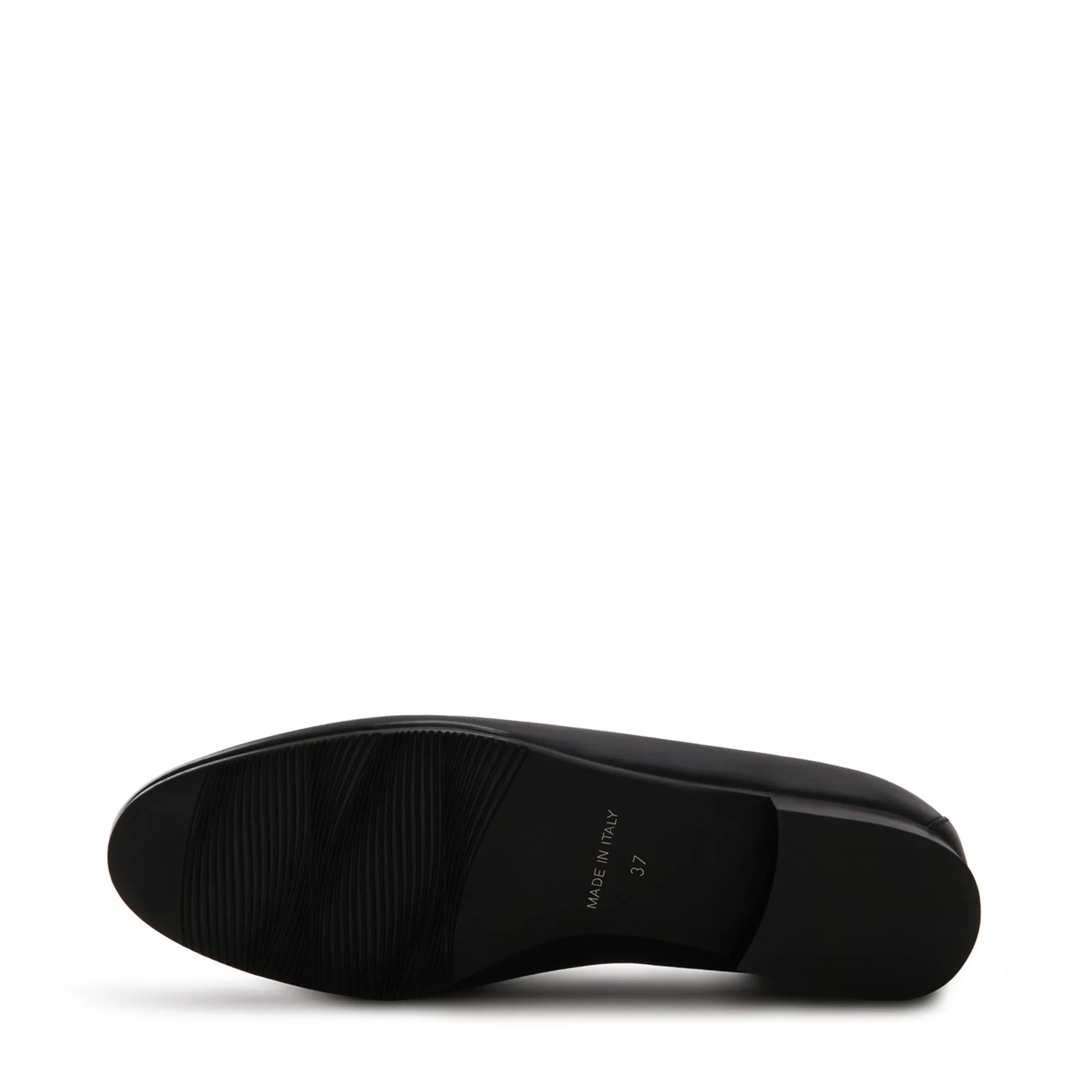 Vendôme Fleur black calfskin leather loafers