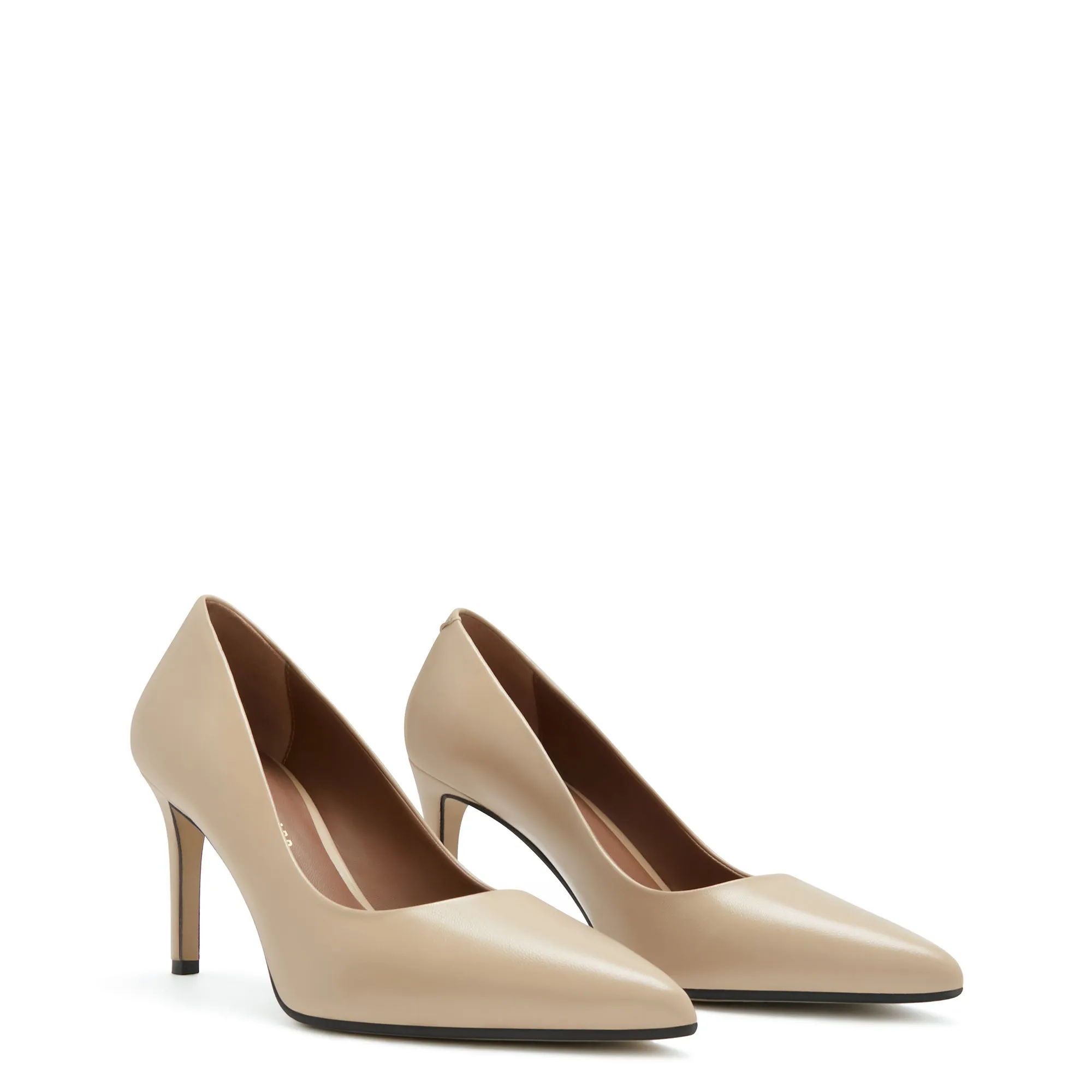 Vendôme Lianne beige calfskin leather pumps