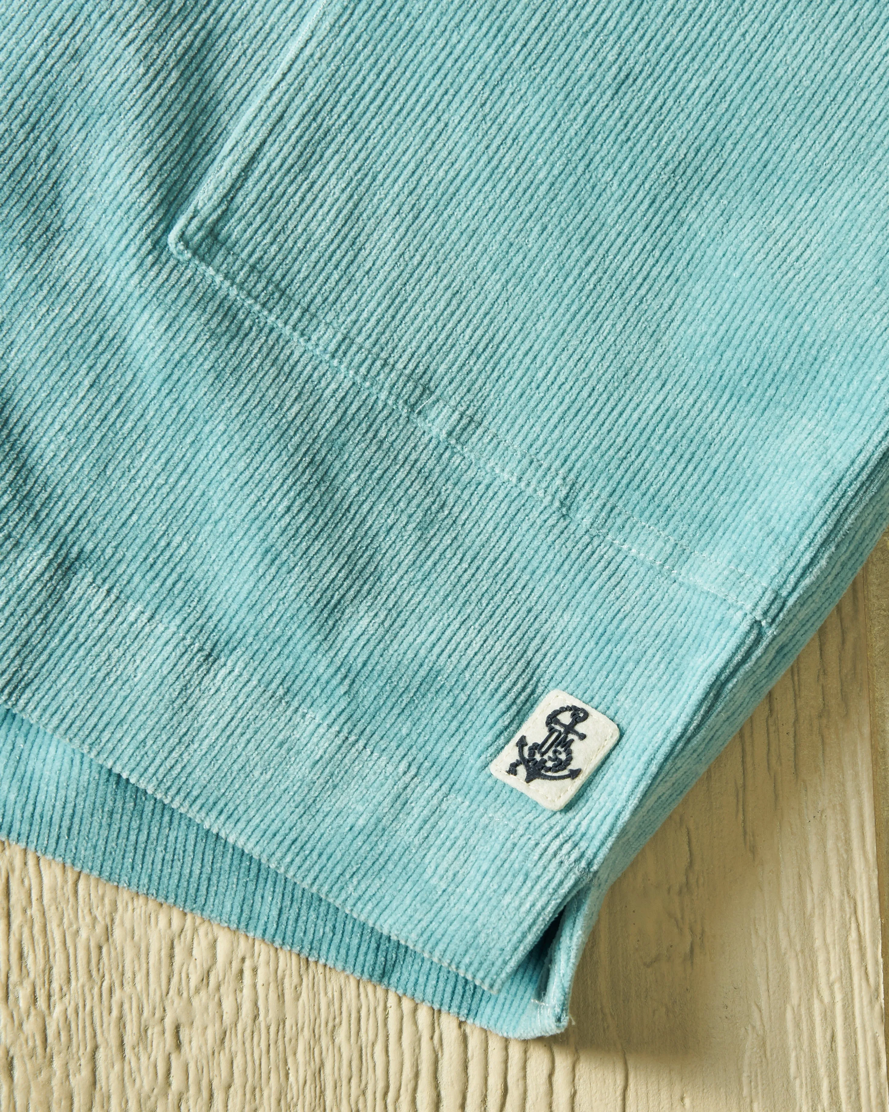 Ventura Short in Bimini Blue Corduroy