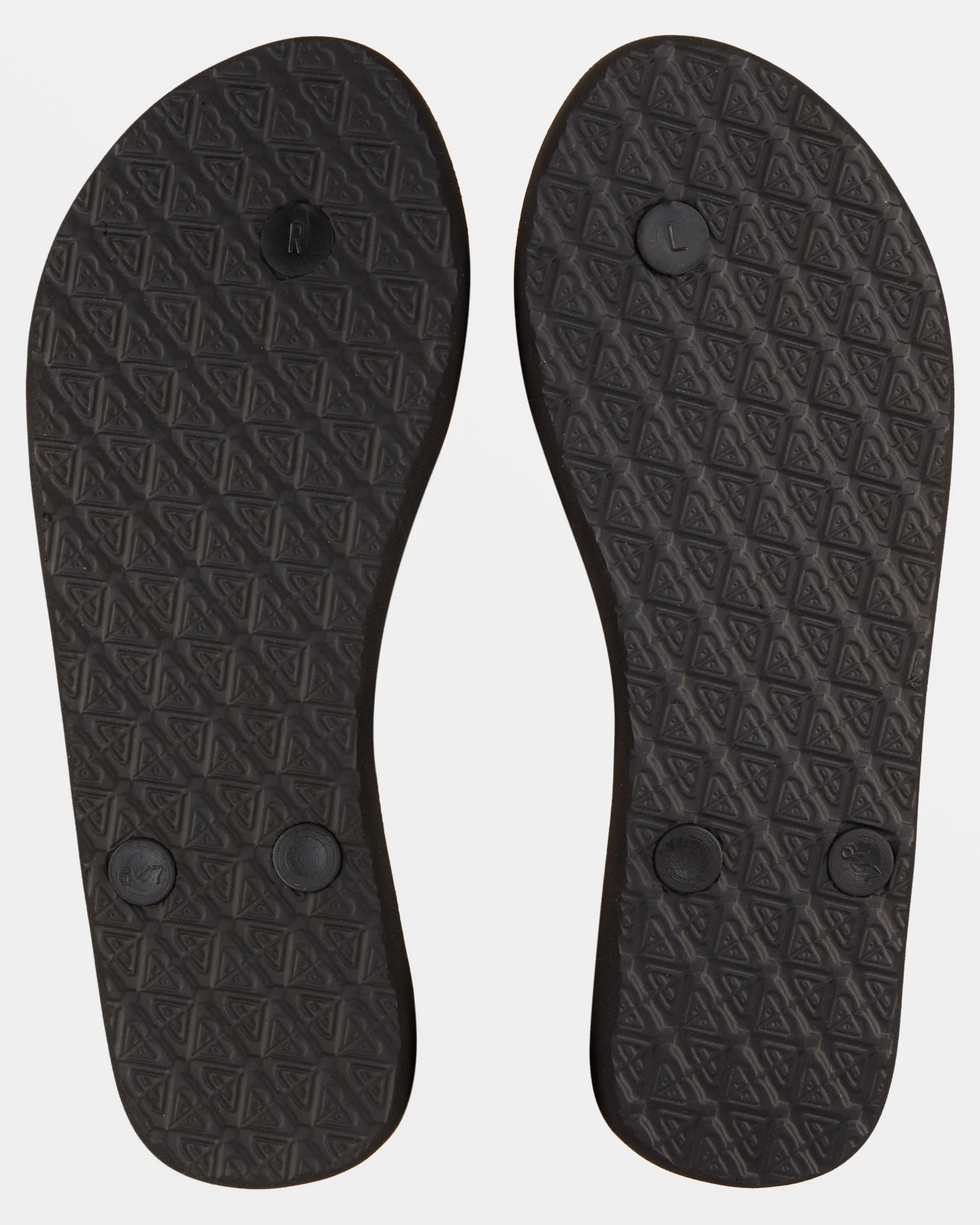 Viva Stamp Flip-Flops - Black Graphic