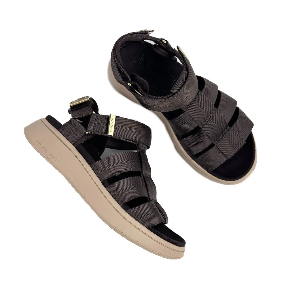 Woden - Line Fisherman Sandal (Chocolate)