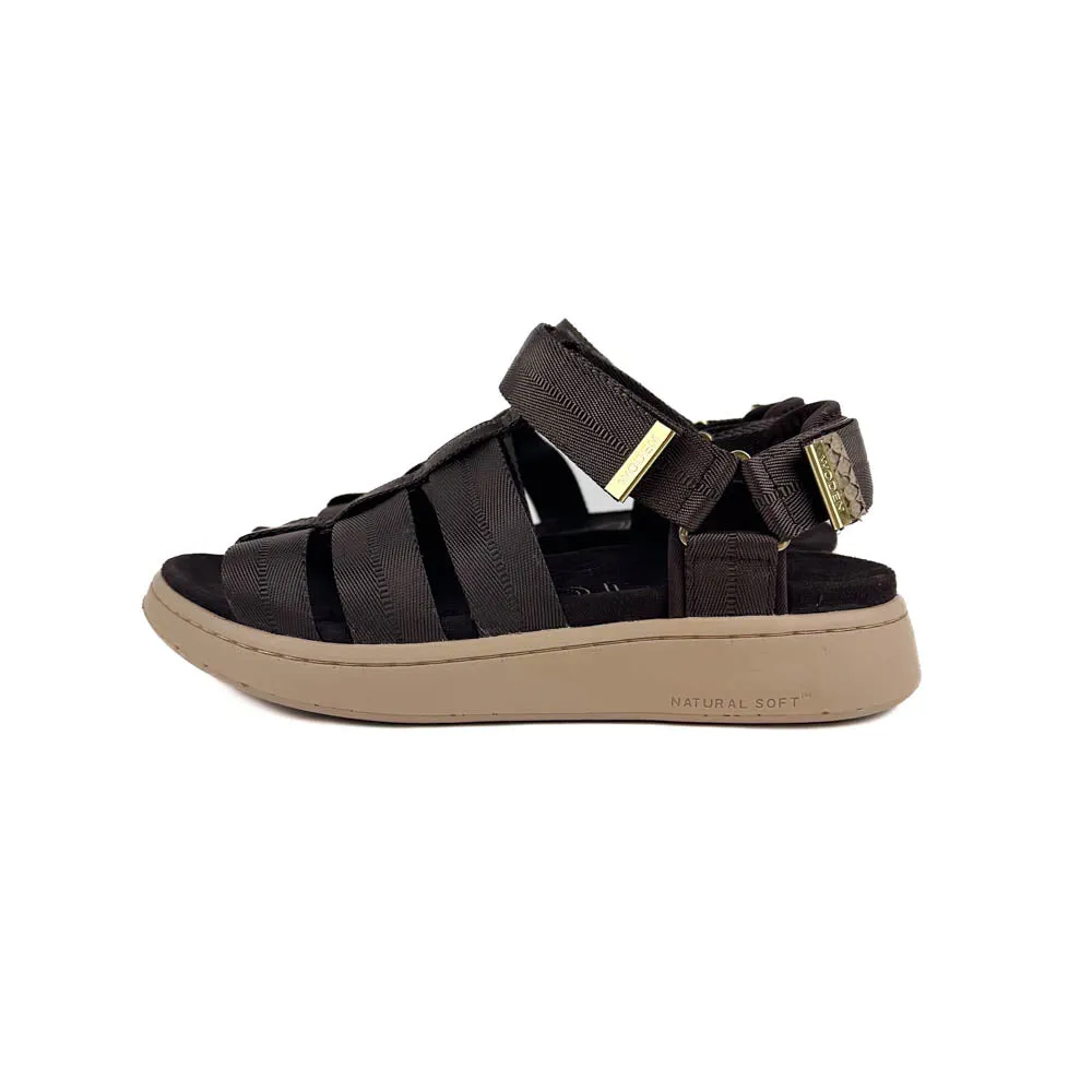 Woden - Line Fisherman Sandal (Chocolate)