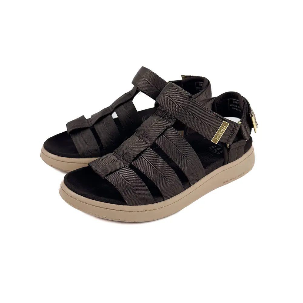 Woden - Line Fisherman Sandal (Chocolate)