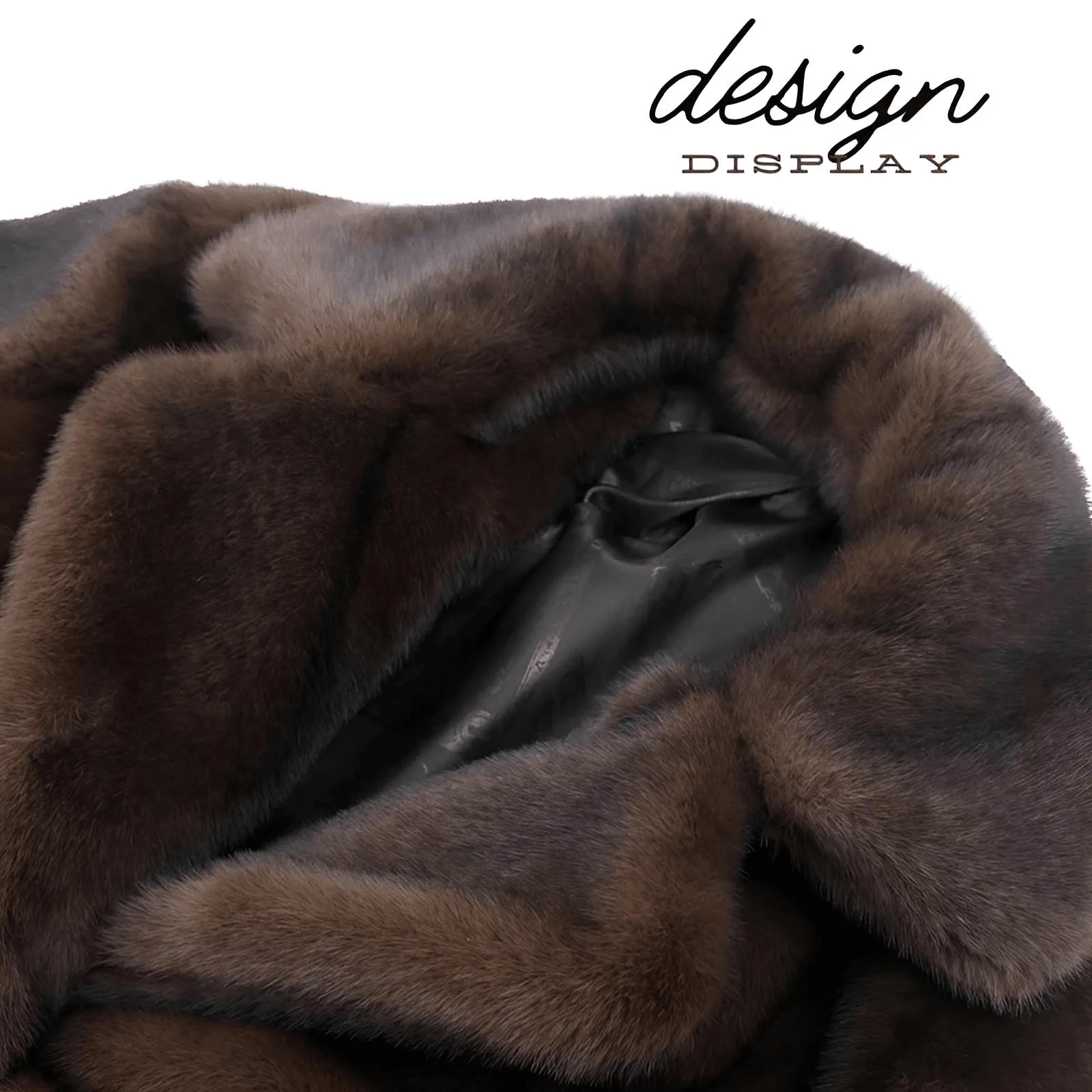 Women's Dark Brown Faux Fur Long Coat Single Breasted Long Coat Winter Fluffy Plush Warm Outerwear