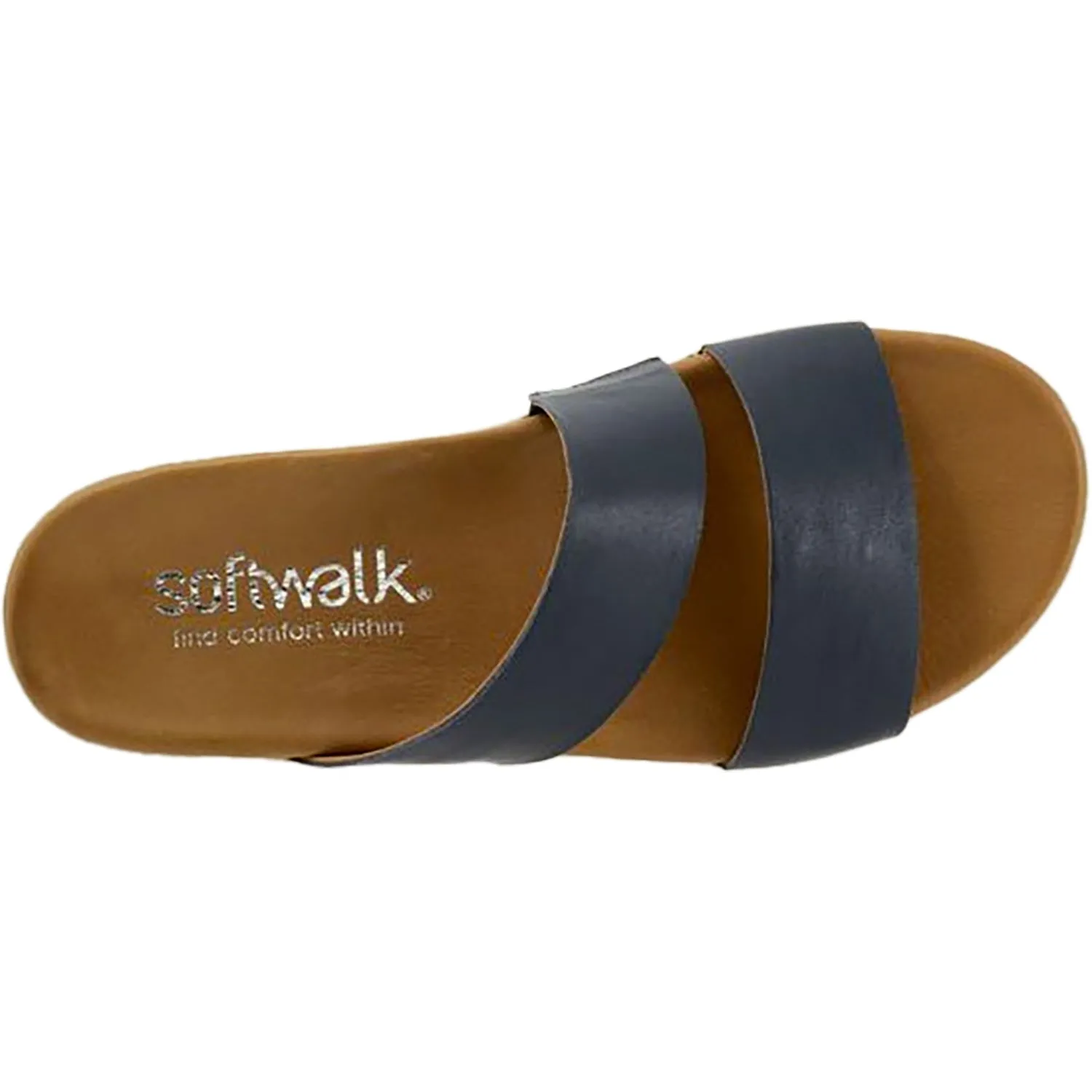 Women's Soft Walk Jenna Navy Leather