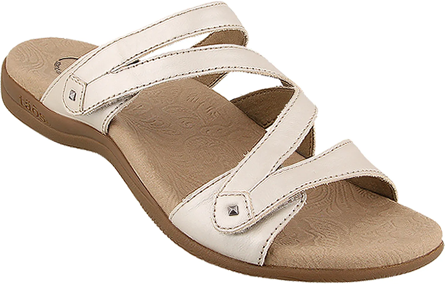 Women's Taos Double U White Pearl Leather