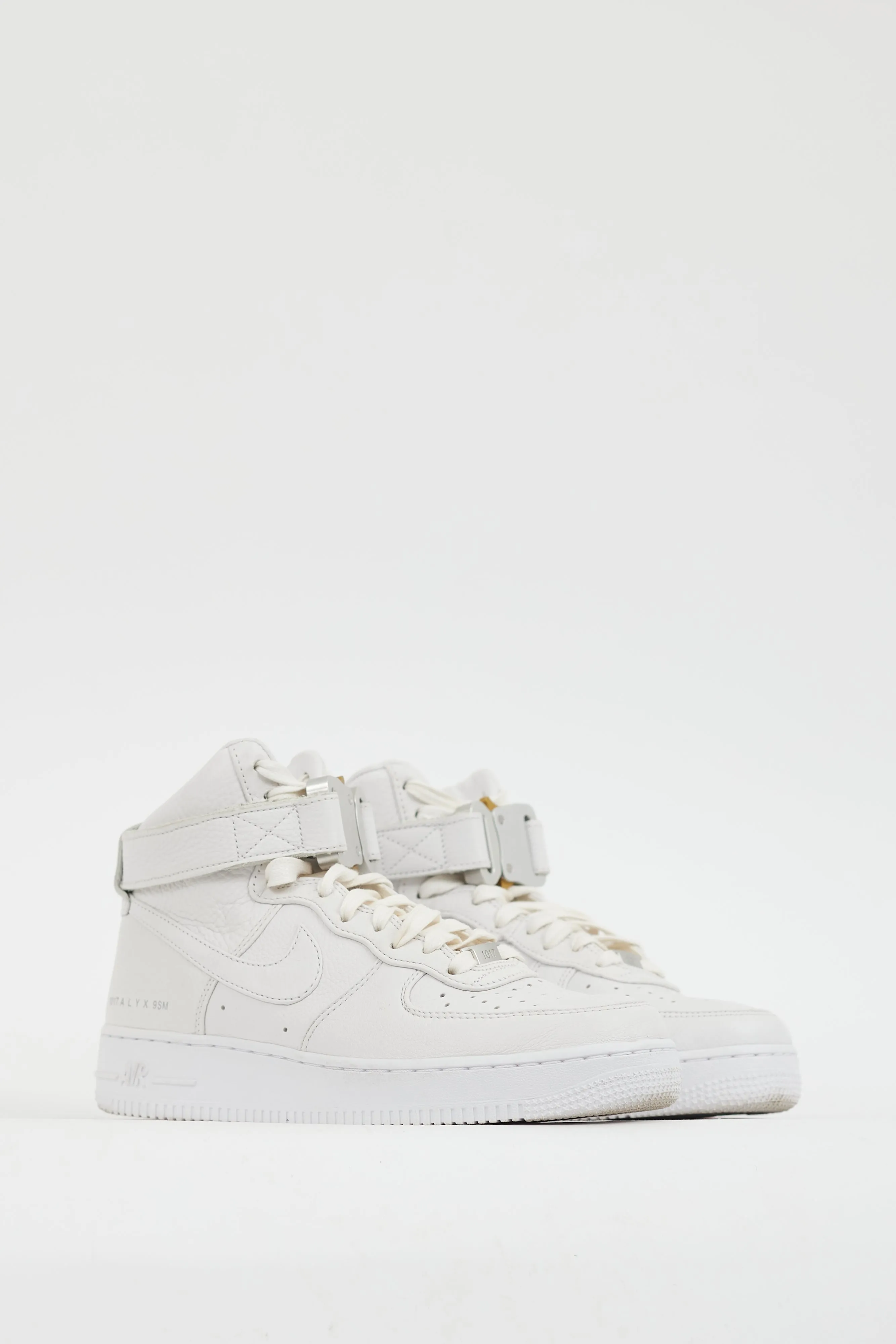 X Nike White Air Force 1 High Sneaker