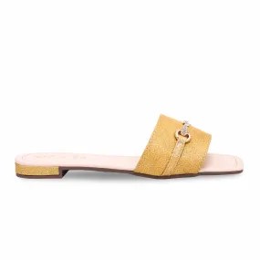 Yellow Formal Slipper FR8261